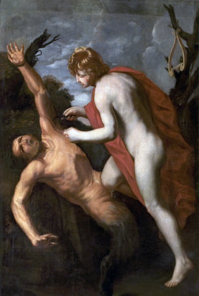 Apollo häutet Marsyas von Guido Reni